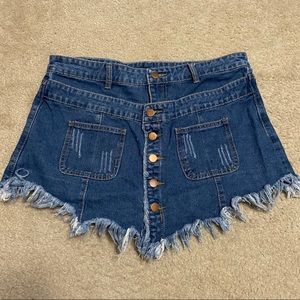 3for$10🔥Jean Skort